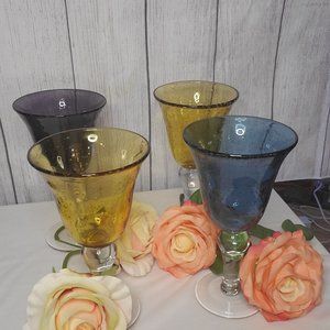 Vintage Bubble glasses (set of 4)